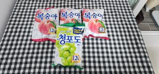청포도캔디 복숭아캔디 — 5점을 준 리뷰어가 2022년 11월 올린 사용 사진