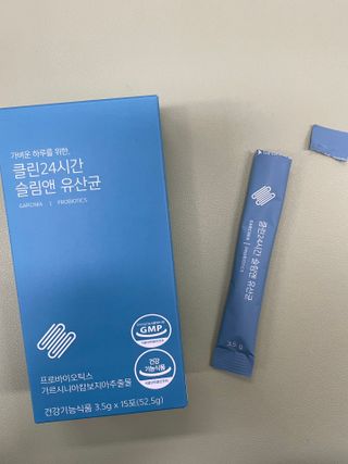 클린24시간 슬림앤유산균 1박스 (3.5g X 15포) — 5점을 준 리뷰어가 2023년 1월 올린 사용 사진
