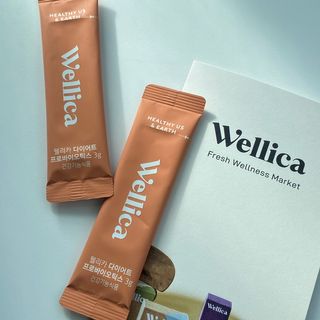 웰리카 다이어트 프로바이오틱스 — 4점을 준 리뷰어가 2021년 2월 올린 사용 사진