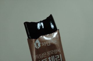 자연에온 가득담은 몽모랑시 타트체리 콜라겐 젤리스틱 — 4점을 준 리뷰어가 2021년 1월 올린 사용 사진