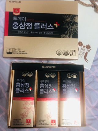 서울약사신협_투데이홍삼정플러스스틱_10g x 30포 — 5점을 준 리뷰어가 2021년 6월 올린 사용 사진