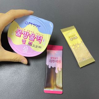 (주) 피치코리아 물방울떡젤리 X 2개입 — 5점을 준 리뷰어가 2022년 11월 올린 사용 사진