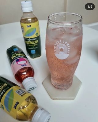 더그레잇티 콤부차 [매일유업] 더그레잇티 44kcal 콤부차 300ml *12개입 (오리지널 6개+베리리치 6개) — 5점을 준 리뷰어가 2023년 8월 올린 사용 사진