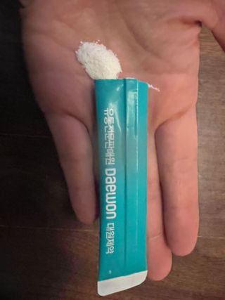 [유산균] 오마이락 장편한습관 프로바이오틱스 30P — 5점을 준 리뷰어가 2022년 12월 올린 사용 사진