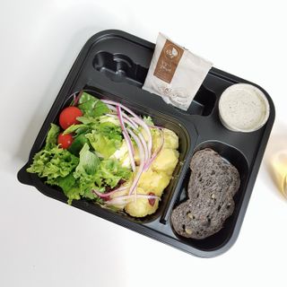 참살이도시락 작심삼일 샐러드도시락 3개 맛보기 새벽배송 또는 택배배송 — 5점을 준 리뷰어가 2021년 9월 올린 사용 사진