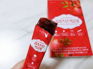 서울에프엔비 콜라스틴 3종 뷰티젤리스틱 45입 [ABC핏 15입 /  석류핏 15입 / 청스피루리나 15입] — 4점을 준 리뷰어가 2021년 9월 올린 사용 사진