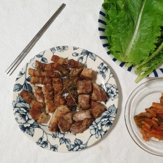 찐신선 한끼한팩 미국 냉동 목살 & 네덜란드 냉동 삼겹살 SET — 5점을 준 리뷰어가 2021년 10월 올린 사용 사진