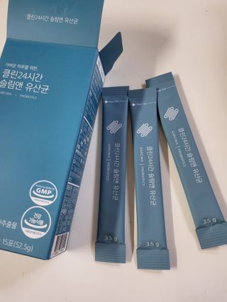 클린24시간 슬림앤유산균 1박스 (3.5g X 15포) — 5점을 준 리뷰어가 2022년 11월 올린 사용 사진