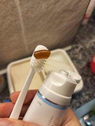 닥터데디스  잇몸치약 100g  [건강한 잇몸 관리를 위한 치약] + 여행용미니치약 15g — 5점을 준 리뷰어가 2022년 8월 올린 사용 사진