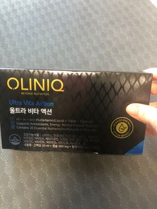 올리닉 울트라비타액션 — 5점을 준 리뷰어가 2021년 8월 올린 사용 사진