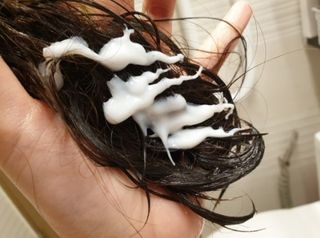 어코어 데미지케어 컨디셔너 — 4.5점을 준 리뷰어가 2021년 1월 올린 사용 사진