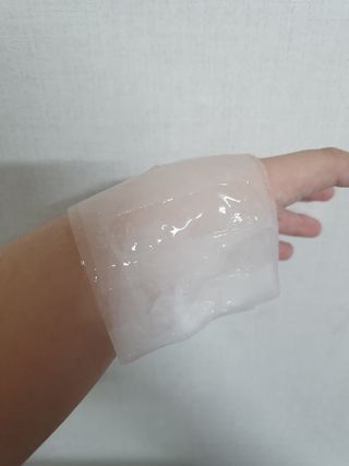 체르엠 그린 케비어 더블워터 마스크팩 5매입  2팩 — 5점을 준 리뷰어가 2021년 12월 올린 사용 사진