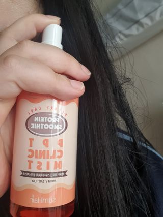썸헤어 / SUMHAIR [썸헤어] 프로틴 스무디 클리닉 미스트 150ml — 5점을 준 리뷰어가 2021년 7월 올린 사용 사진