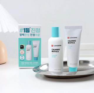 리더스코스메틱 리더스 카밍 바이오틱스 #1등 진정 기획세트 [에센스 워터150ml + 크림 마스크80ml] — 5점을 준 리뷰어가 2022년 9월 올린 사용 사진