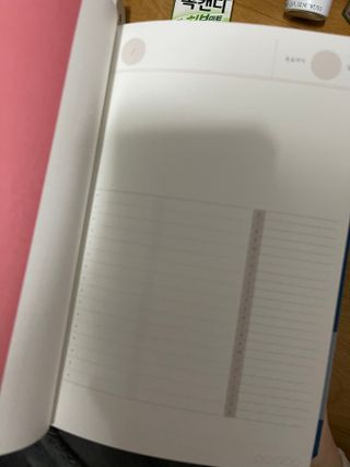 응원과 위로가 필요한 당신에게  리훈 하고싶은말 스터디 플래너 — 5점을 준 리뷰어가 2021년 5월 올린 사용 사진