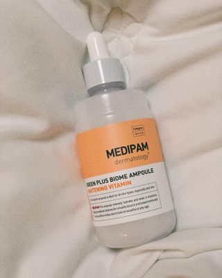 [메디팜] 대용량 바이옴 미백 비타민 앰플 — 5점을 준 리뷰어가 2022년 1월 올린 사용 사진