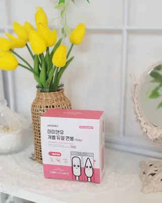 마미앤유 개별 듀얼면봉 — 5점을 준 리뷰어가 2022년 2월 올린 사용 사진
