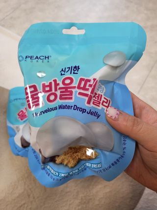 (주) 피치코리아 신기한 물방울떡 젤리 x2개입 — 5점을 준 리뷰어가 2023년 5월 올린 사용 사진