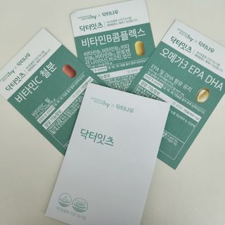 [닥터잇츠] 개인맞춤형 건강기능식품_2종 중 택 1 — 5점을 준 리뷰어가 2024년 1월 올린 사용 사진