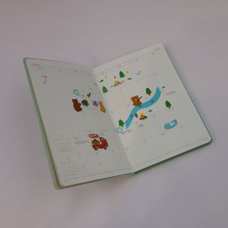 리훈 다이어리 2023년 이야기 펜 스티커 세트 그란데 6개월 하반기 — 5점을 준 리뷰어가 2023년 6월 올린 사용 사진