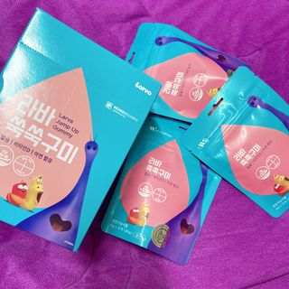 푸름웰니스 라바 쑥쑥구미 36g — 5점을 준 리뷰어가 2022년 4월 올린 사용 사진