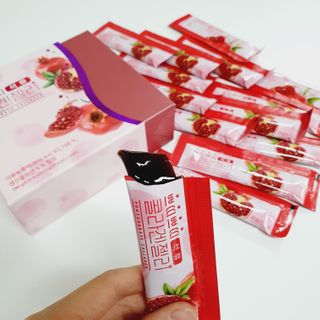 헬스업_쁘띠쁘띠석류콜라겐젤리_20g x 14포 — 5점을 준 리뷰어가 2021년 3월 올린 사용 사진