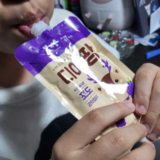 [몸엔용] 우리 아이 건강간식, 달콤한 녹용곤약젤리 디어팡 4종 — 5점을 준 리뷰어가 2022년 4월 올린 사용 사진