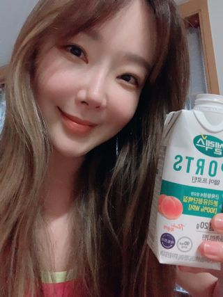 셀렉스스포츠 셀렉스 스포츠 웨이 프로틴 복숭아_ 330ml x 12팩 — 5점을 준 리뷰어가 2021년 8월 올린 사용 사진