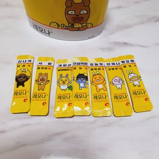 맛있는 비타민 습관 레모나 카카오프렌즈 에디션 — 5점을 준 리뷰어가 2021년 12월 올린 사용 사진