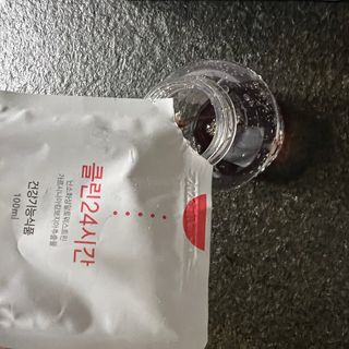 클린24시간 1BOX(5포) + 전용보틀(500ml) — 5점을 준 리뷰어가 2022년 8월 올린 사용 사진