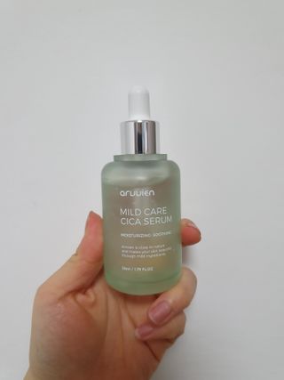 아르비엔 마일드케어 비건 시카세럼 — 5점을 준 리뷰어가 2021년 2월 올린 사용 사진