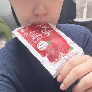 농업회사법인조은 유기농 석류 NFC 착즙주스 70ml 30포 — 5점을 준 리뷰어가 2021년 10월 올린 사용 사진