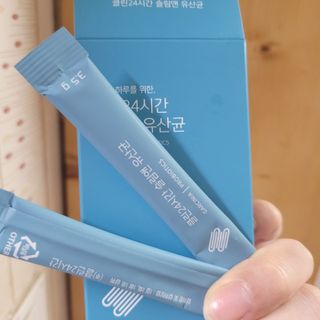 클린24시간 슬림앤유산균 1박스 (3.5g X 15포) — 4점을 준 리뷰어가 2022년 12월 올린 사용 사진