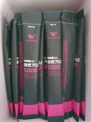 [푸름웰니스] 아르기닌 5000 (10g x 100포) — 5점을 준 리뷰어가 2022년 4월 올린 사용 사진
