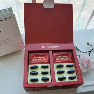 트루헬퍼 홀인원 블러드큐어 혈행+혈압+콜레스테롤 한번에 1박스 1개월 — 5점을 준 리뷰어가 2023년 2월 올린 사용 사진