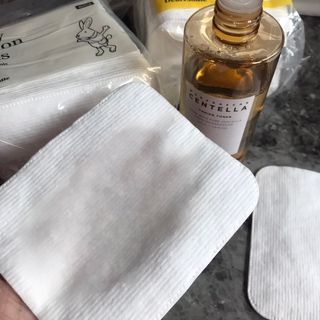 디어엘로디 프리미엄 유기농 베이비 솜티슈 40매 3 + 1 PACK — 5점을 준 리뷰어가 2021년 2월 올린 사용 사진
