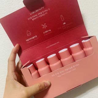 랩앤뷰티 메가 벨벳 콜라겐 12000 — 4점을 준 리뷰어가 2021년 6월 올린 사용 사진