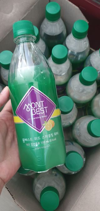 몽베스트 Montbest with Sparkling water Lemon OR Lime 20병(랜덤) — 5점을 준 리뷰어가 2021년 10월 올린 사용 사진