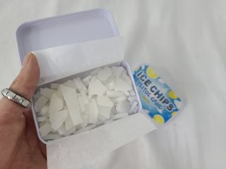 [아이스칩스] 무설탕 비건 자일리톨 캔디 7종 2개기준 — 4점을 준 리뷰어가 2021년 6월 올린 사용 사진