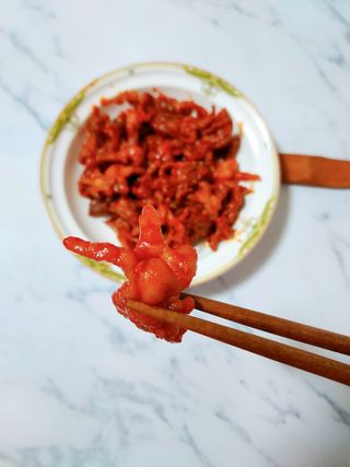 불타 호랑이 닭발 250g — 4.5점을 준 리뷰어가 2021년 7월 올린 사용 사진