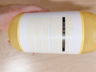 썸헤어 / SUMHAIR 썸헤어 스칼프 케어 샴푸+트리트먼트 트로피컬망고티 — 5점을 준 리뷰어가 2021년 5월 올린 사용 사진