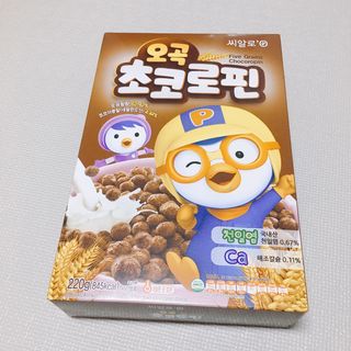 씨알푸드 뽀로로 시리얼 3종 — 5점을 준 리뷰어가 2022년 2월 올린 사용 사진