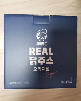 서비푸드 리얼 닭주스 오리지널 200g 1세트 10개입 — 4점을 준 리뷰어가 2022년 3월 올린 사용 사진