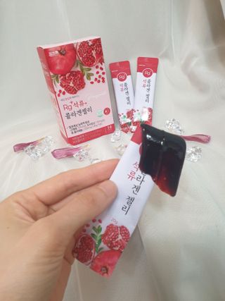함초록 Rg+ 석류콜라겐젤리 — 5점을 준 리뷰어가 2021년 3월 올린 사용 사진
