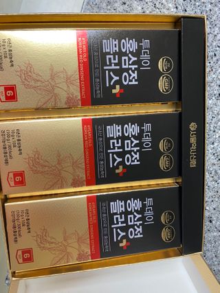 서울약사신협_투데이홍삼정플러스스틱_10g x 30포 — 5점을 준 리뷰어가 2021년 2월 올린 사용 사진