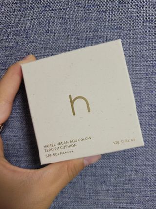 하멜 비건 아쿠아 글로우 제로핏 쿠션 — 3점을 준 리뷰어가 2022년 8월 올린 사용 사진