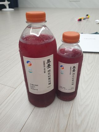 트롯전통식혜 트롯레드비트식혜 1리터 +500리터 — 5점을 준 리뷰어가 2021년 5월 올린 사용 사진