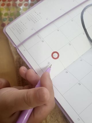 리훈 2023년 이야기다이어리 숏 날짜형 — 5점을 준 리뷰어가 2022년 12월 올린 사용 사진