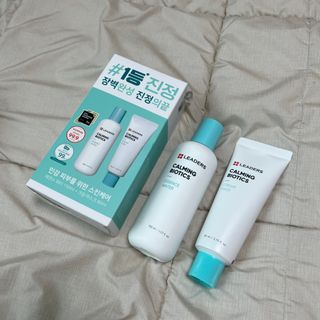 리더스코스메틱 리더스 카밍 바이오틱스 #1등 진정 기획세트 [에센스 워터150ml + 크림 마스크80ml] — 4.5점을 준 리뷰어가 2022년 10월 올린 사용 사진