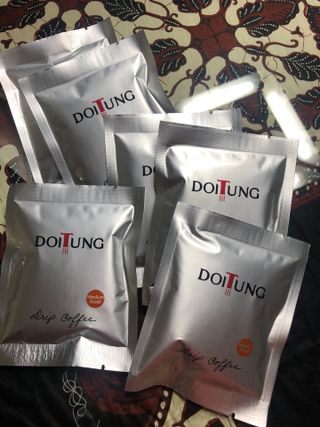 도이퉁 드립백 커피 60g 다크로스트 미디움로스트 — 5점을 준 리뷰어가 2021년 3월 올린 사용 사진